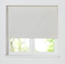 HOME Thermal Blackout Roller Blind - 4ft - Cotton Cream.